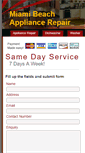 Mobile Screenshot of miamibeachappliancerepair.net